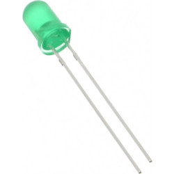 5mm LED Diffused Πράσινο