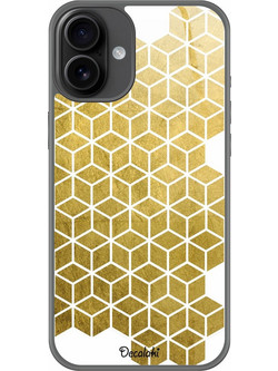 Gold Cubes Θήκη Κινητού Σχέδιο 50038 - iPhone, iPhone 16 Plus, Groove Case