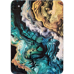 Αυτοκόλλητο Skin Προστασίας Πλάτης iPad Mini 7 2024 Gams Premium Vinyl Skin Back Plate - Topographic (GAMS-VNL-SKIN-TPG-001-064)