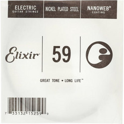 Elixir Nanoweb Χορδή Ηλεκτρικής Κιθάρας Nickel Plated Steel 59"