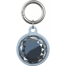 Θήκη σιλικόνης για AirTag αδιάβροχη με μπρελόκ Transparent Blue
