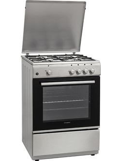 Hyundai HCG19-72L604G/X Κουζίνα Αερίου 75lt με Εστίες Αερίου 60cm