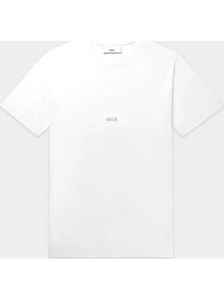 BALR. T-SHIRT SLIM FIT LOGO ΛΕΥΚΟ