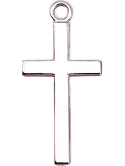 ΣΤΑΥΡΟΣ ΜΙΝΙ ΑΣΗΜΙ ΛΕΠΤΟΣ 1,5cm