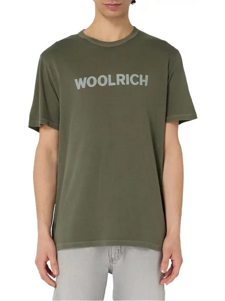 WOOLRICH LIGHT GARMENT DYED T-SHIRT ΜΠΛΟΥΖΑ CFWOTE0146MRUT3708-6641W-CYPRESS