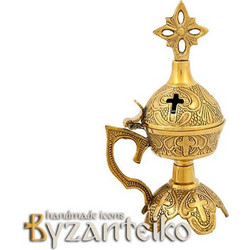 Θυμιατό οικίας σκαλιστό μπρούτζινο - 13 εκατοστά