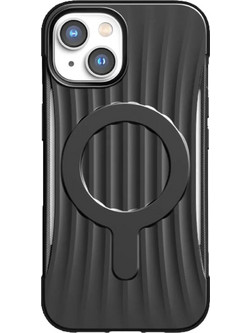 Raptic X-Doria Clutch Case iPhone 14 Plus with MagSafe back cover black - (Raptic clutch built for MagSafe for iPhone 14 Plus Black)