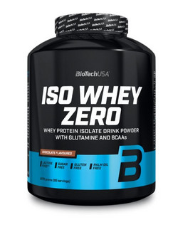 Biotech USA ISO Whey Zero Black Biscuit Πρωτεΐνη Ορού Γάλακτος Γράμμωσης Χωρίς Λακτόζη & Γλουτένη 2.27kg