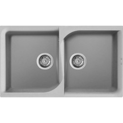 Elleci Ego 450 Ένθετος Νεροχύτης Γρανίτη Αντιστρεφόμενος Ghisa 86x50cm