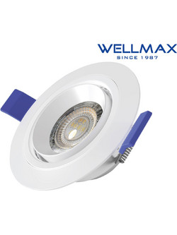 ΦΩΤΙΣΤΙΚΟ LED ΣΠΟΤ ΚΙΝΗΤΟ 360 Φ90 7W 595LM 6500K 38 DL EAGLE EYE WELLMAX