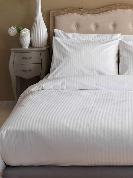 Παπλωματοθήκη Υπέρδιπλη Satin Stripes Sunshine Home 230x250 cm