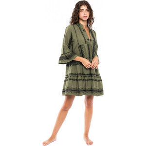 Pink Label Καφτάνι Παραλίας B238 Khaki Pink Label Καφτάνι Παραλίας B238 Khaki
