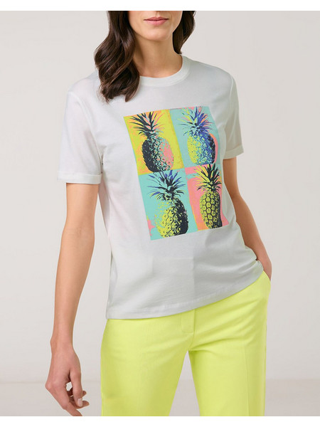 GERRY WEBER T-SHIRT 1/2 SLEEVE 570256-35003-09048 OffWhite