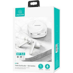 Usams SD Ακουστικά Bluetooth Earbud White