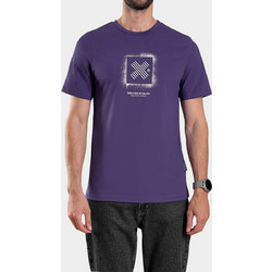 Ανδρικό t-shirt EX - Σκούρο Μωβ