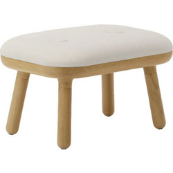 Σκαμπό Χαμηλό Paff 5610C5610-1C732-02 50x35x30.5cm Oak White Sands Umage