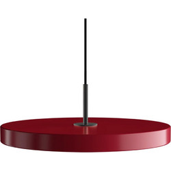 Φωτιστικό Οροφής Asteria Medium Black 2174C4173 Φ43x4cm Led 1300lm 16W 3000k Ruby Red Umage