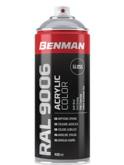 Benman Acrylic Color Spray Σπρέι Βαφής Ασημί Gloss 400ml