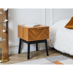 Κομοδίνο Felix Home Deco Factory με διαστάσεις 40x40x50cm HD0303