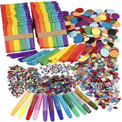 Creativ Company - Glitter & Wood Sticks Mega Set (97435)