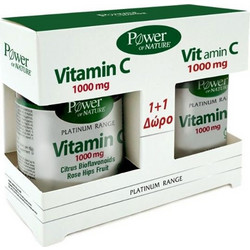 Power Health Platinum Range Vitamin C 1000mg 30s + Vitamin C 1000mg 20 Ταμπλέτες