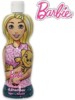 Barbie Σαμπουάν & Αφρόλουτρο Aloe Vera & Ρόδι 400ml