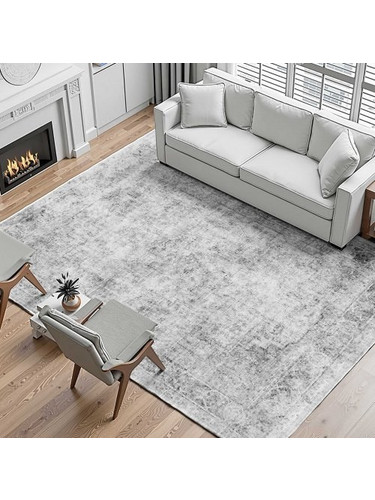 VEVOR Μεγάλο Μποέμ Χαλί 9x12ft Αντιολισθητικό Ανθεκτικό στη Φθορά Γκρι JXTDDT9X12FTN8946001V0