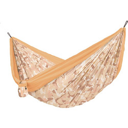LA SIESTA(R) Colibri 3.0 Camo Sahara - Double Travel Hammock with Suspension