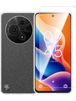 Vivid Set Gelly Case Θήκη Κινητού & Tempered Glass Transparent (TCL 605 / 60 SE) (VIGELLY477GLASSTN)