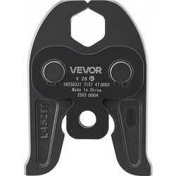 Σαγόνι πίεσης VEVOR V28, σιαγόνα πίεσης 28 mm για σωλήνες από ανοξείδωτο χάλυβα τύπου V, σιαγόνες σύσφιξης από ανθρακούχο χάλυβα υψηλής αντοχής συμβατές με τυπικά εργαλεία πρέσας 32NK