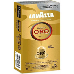 Lavazza Κάψουλες Espresso Qualita Oro Συμβατές με Μηχανή Nespresso 10τμχ