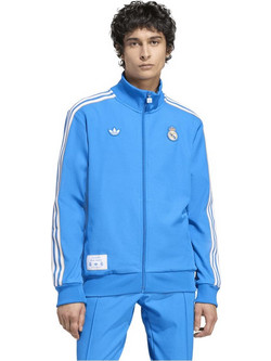 Adidas Ανδρική Ζακέτα Φούτερ με Φερμουάρ Μπλε JN3058