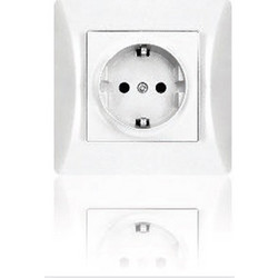Πρίζα σούκο λευκό LINEME H Series 50-00113-1