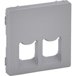 VALENA LIFE ΠΛΑΚ 2ΧRJ11/RJ45 ALUM LEGRAND - 755422