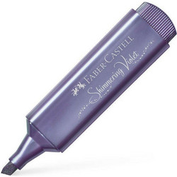 Faber Castell Μαρκαδόρος Υπογράμμισης Metallic Shimmering Violet