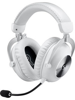 Logitech G Pro X2 Ασύρματο Gaming Headset Over Ear White