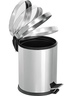 Χαρτοδοχείο Μπάνιου 5 Ltr Χρωμέ Interflex 187634