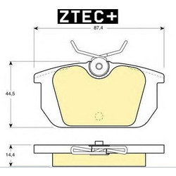 ΔΙΣΚΟΦΡΕΝΑ ZTEC+ ΟΠΙΣΘ FIAT BP211030