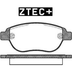 ΔΙΣΚΟΦΡΕΝΑ ZTEC+ PEUGEOT ΕΜΠΡ. BP236000