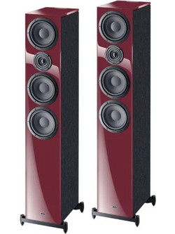 Heco Aurora 700 Ζεύγος Ηχείων Hi-Fi Δαπέδου 300W 3 Δρόμων Cranberry