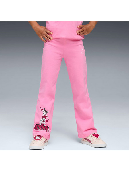 PUMA x HELLO KITTY AND FRIENDS Flared Leggings Kids Παιδικό Κολάν σε Ροζ Χρώμα