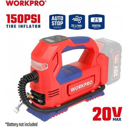 ΚΟΜΠΡΕΣΕΡ ΑΥΤ/ΤΟ 20V SOLO WP394010 WORKPRO