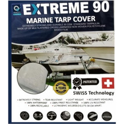 QUALITY Marine Tarp Cover Extreme 90 Αδιάβροχο Κάλυμμα Σκάφους 3x4m