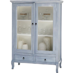 Βιτρίνα ANKARA Μαόνι γκρι 105x41x150cm - Plastona