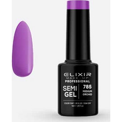 Elixir Semigel 785 Medium Orchid Ημιμόνιμο Βερνίκι Νυχιών 5ml