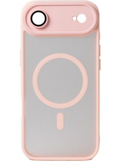 Hybrid Θήκη Σιλικόνης Με Magsafe & Metal Camera Lens Protection iPhone 17 Air Ροζ