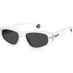 Polaroid Eyewear PLD6169/S 900/M9 Γυναικεία Γυαλιά Ηλίου Ορθογώνια Κοκάλινα Λευκά με Μαύρο Polarized Φακό