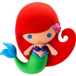 Μαγνητάκι THE LITTLE MERMAID - Ariel - 3D foam collectible magnet 86118