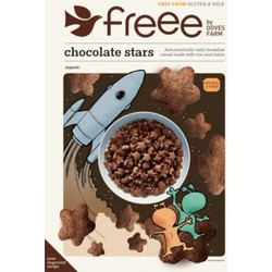 Δημητριακά Stars με Σοκολάτα Χωρίς Γλουτένη - DOVES FARM - 300gr