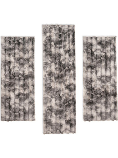 MC DECOR Χαλιά Κρεβατοκάμαρας (Σετ 3τμχ) Mcdecor Rabbit Grey - MCDECOR MCD.KSX.RABBIT GREY